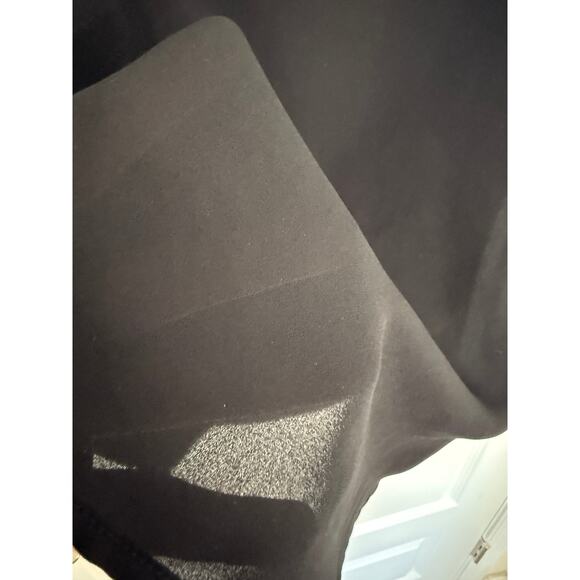 Black Sleeveless Sheer Layer Tank Top Women’s Size M Made in USA Pit to Pit 18.5 - Picture 4 of 4